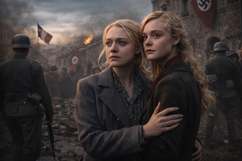Dakota y Elle Fanning inician el rodaje de ‘El Ruiseñor’: la épica adaptación de Kristin Hannah